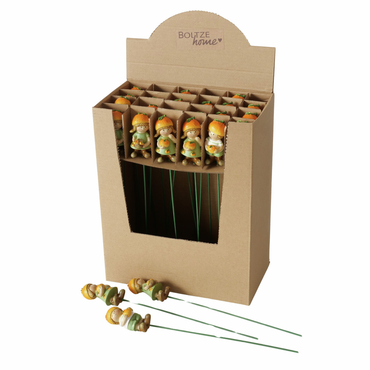 Topfstecker Fruits, 3-fach sortiert