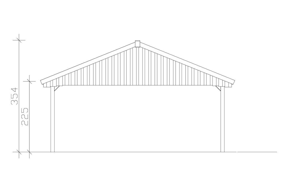 Carport Wallgau bei leitermann.de günstig kaufen Carport Wallgau