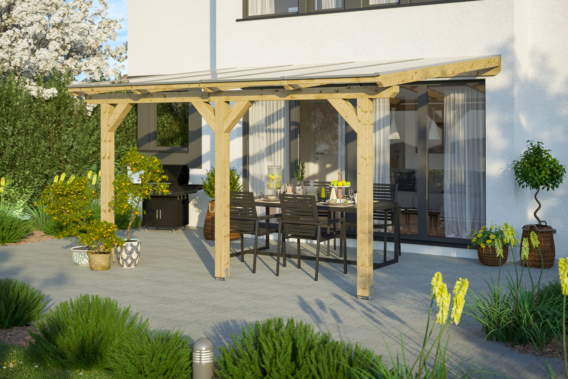 Terrassenüberdachung Andria bei leitermann.de günstig kaufen Terrassenüberdachung Andria