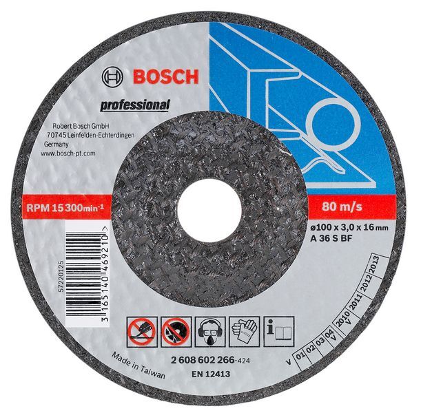 Bosch Schruppscheibe 150×6 mm für Stahl