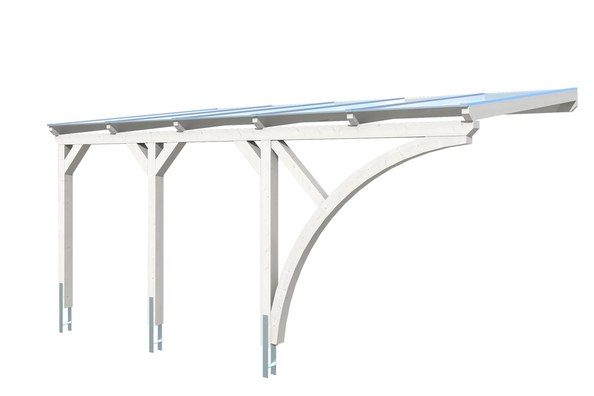 Carport Eifel mit Bogen 300 x 541cm