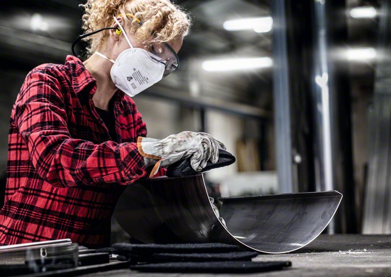 EXPERT N880 Vliespad zum Handschleifen, 152 x 229 mm, Mehrzweck. Für Handschleifen