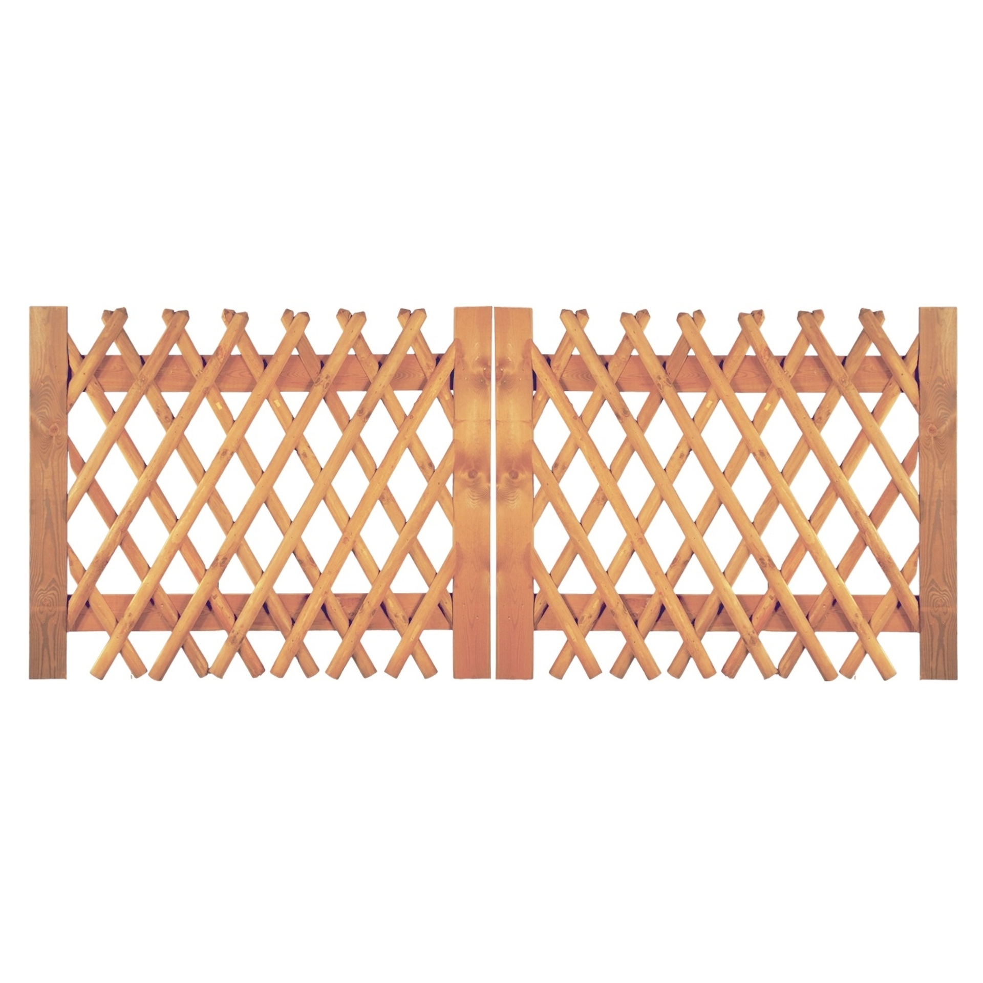 Jägerzaun Doppeltor Latten 55 mm, kdi braun bei leitermann.de günstig kaufen Jägerzaun Doppeltor Latten 55 mm, kdi braun