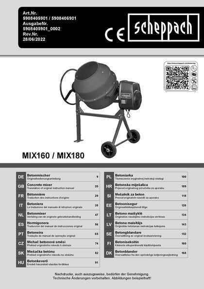 Betonmischer MIX160