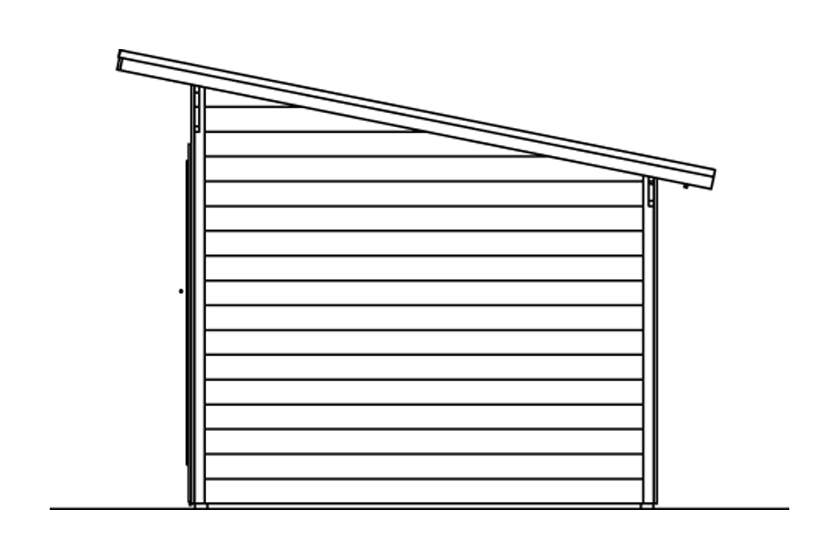Gartenhaus Ostende 1, 28mm 350 x 250cm