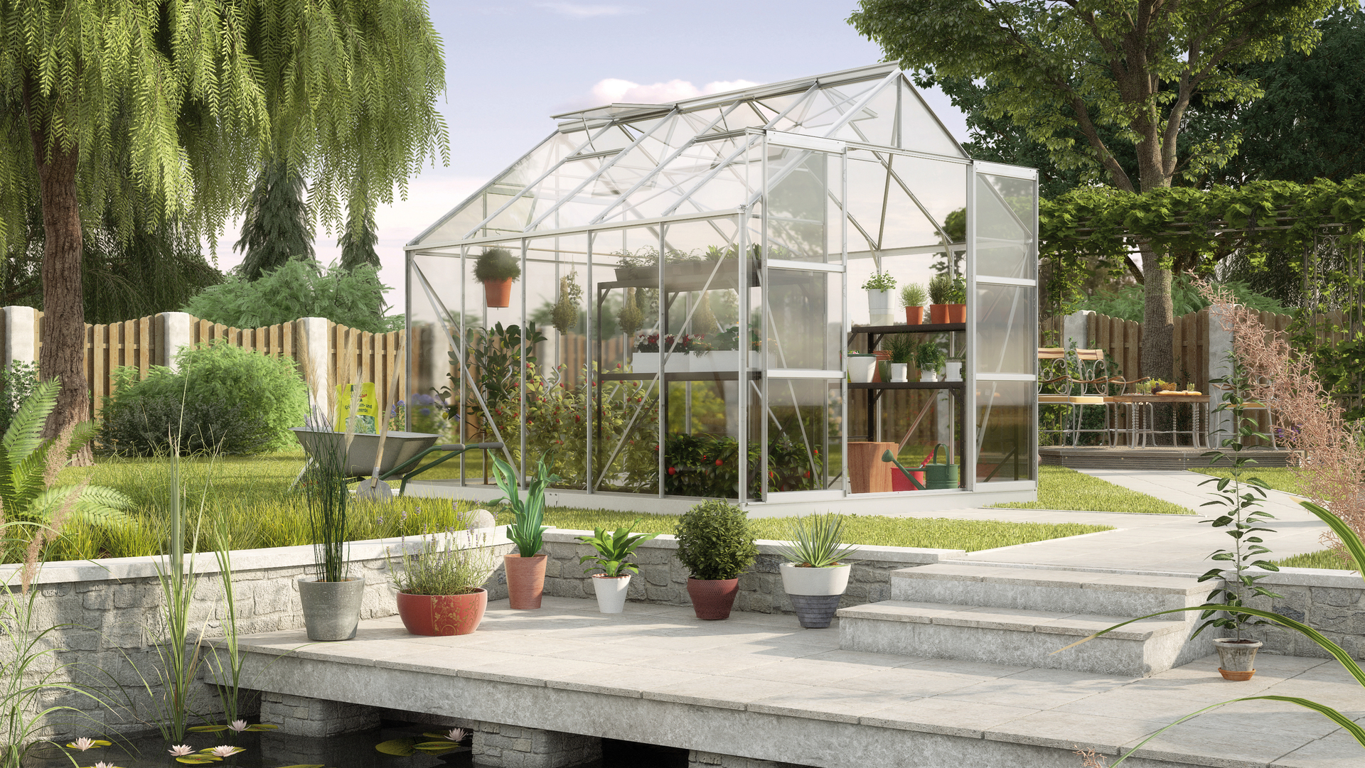 Gewächshaus Uranus 8300 bei leitermann.de günstig kaufen Gewächshaus Uranus 8300