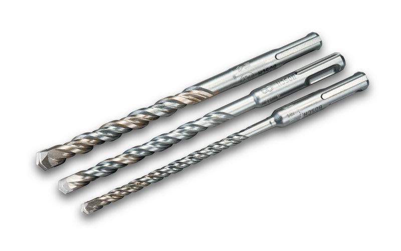 3tlg SDS-Plus-Hammerbohrer Set 6, 8, 10x100 mm