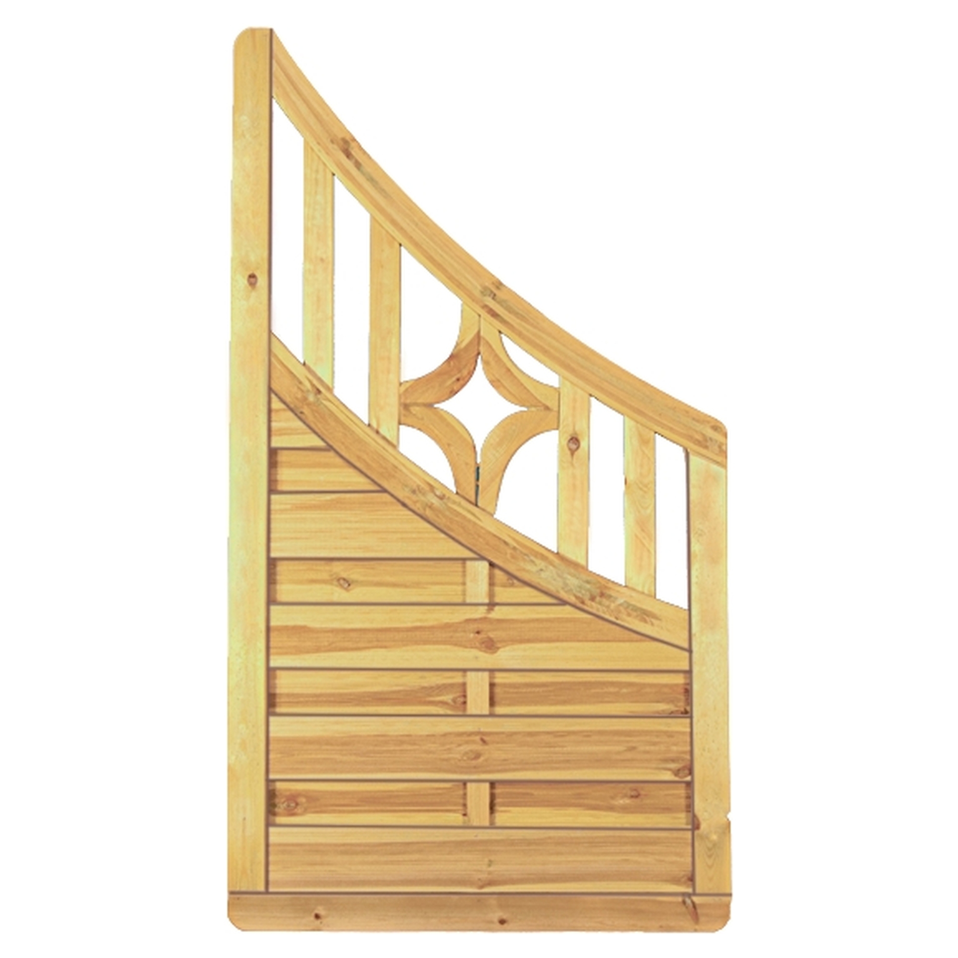 Antikzaun-Serie Doppelbogen-Abschluß bei leitermann.de günstig kaufen Antikzaun-Serie Doppelbogen-Abschluß