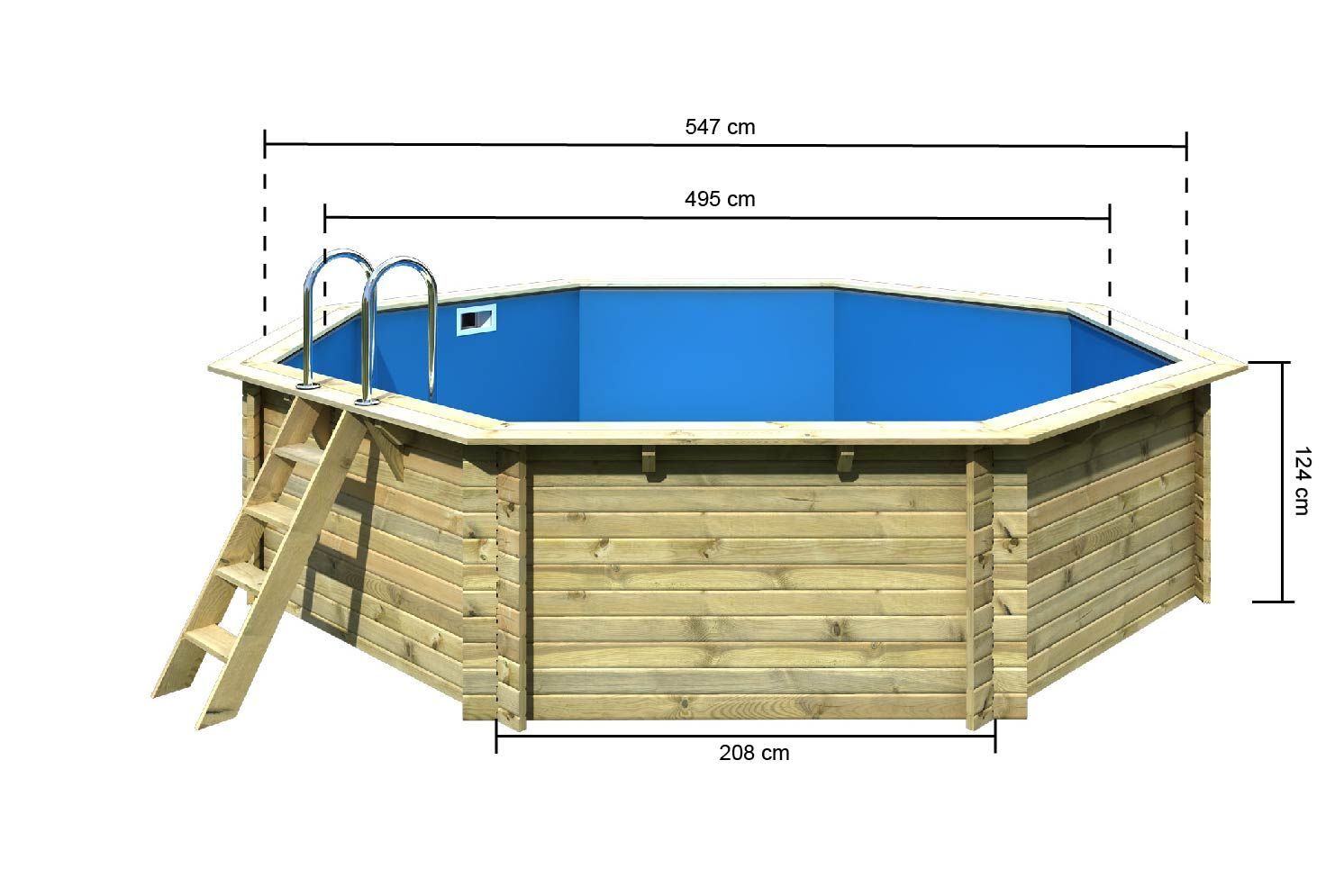 Holz-Pool Modell 3