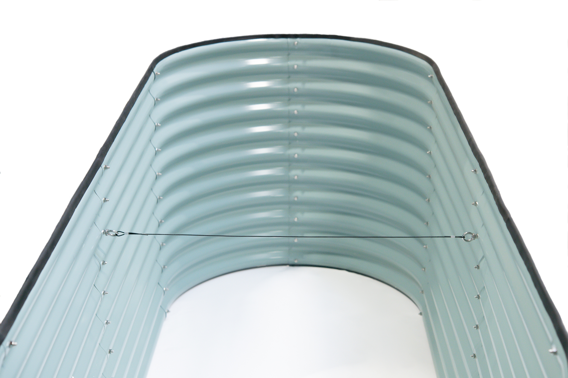 Metall Hochbeet Oval 240 cm