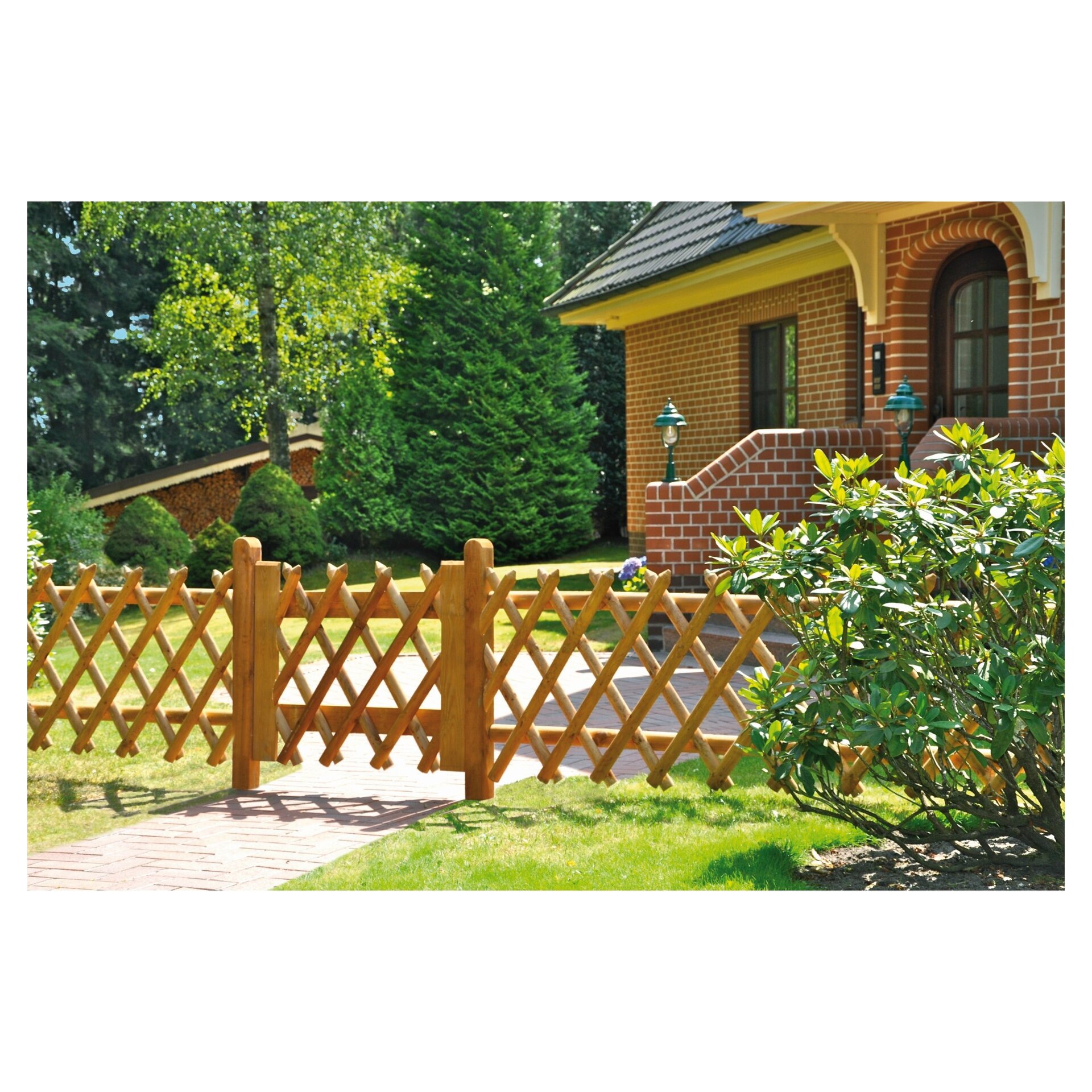 Jägerzaun Tor Latten 55 mm, kdi braun bei leitermann.de günstig kaufen Jägerzaun Tor Latten 55 mm, kdi braun