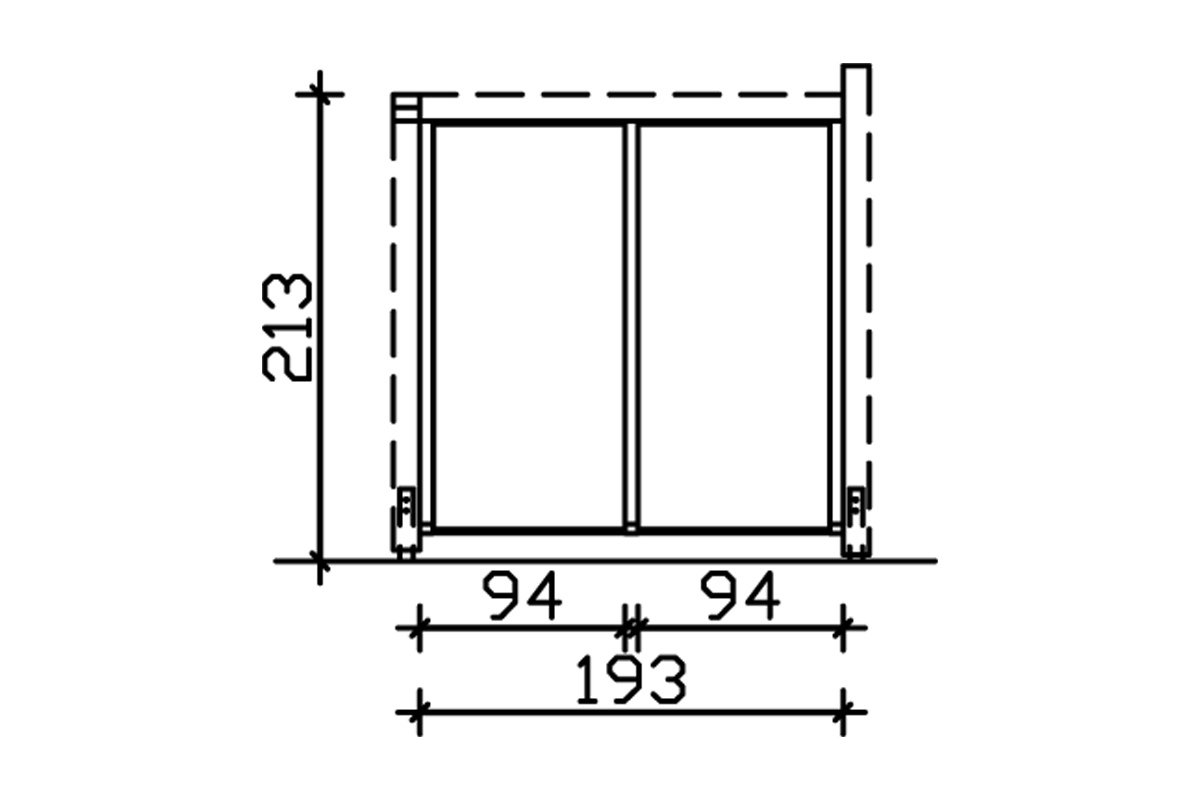 Seitenwand m. Polycarbonat, freistehend Fichte bei leitermann.de günstig kaufen Seitenwand m. Polycarbonat, freistehend Fichte