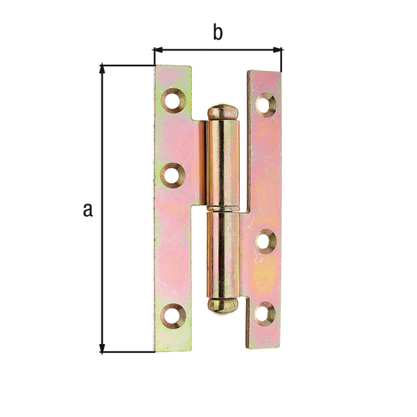 Aushebescharnier links bei leitermann.de günstig kaufen Aushebescharnier links