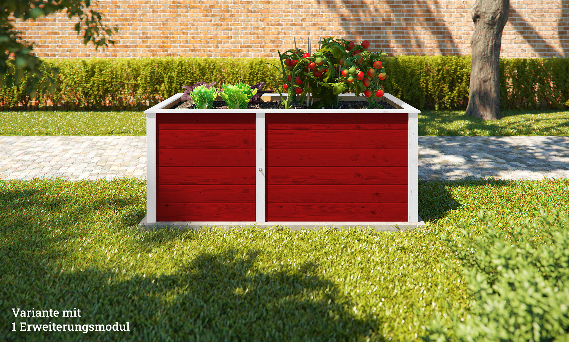 Ergänzungssatz Hochbeet Modular , 21 mm, 67 cm