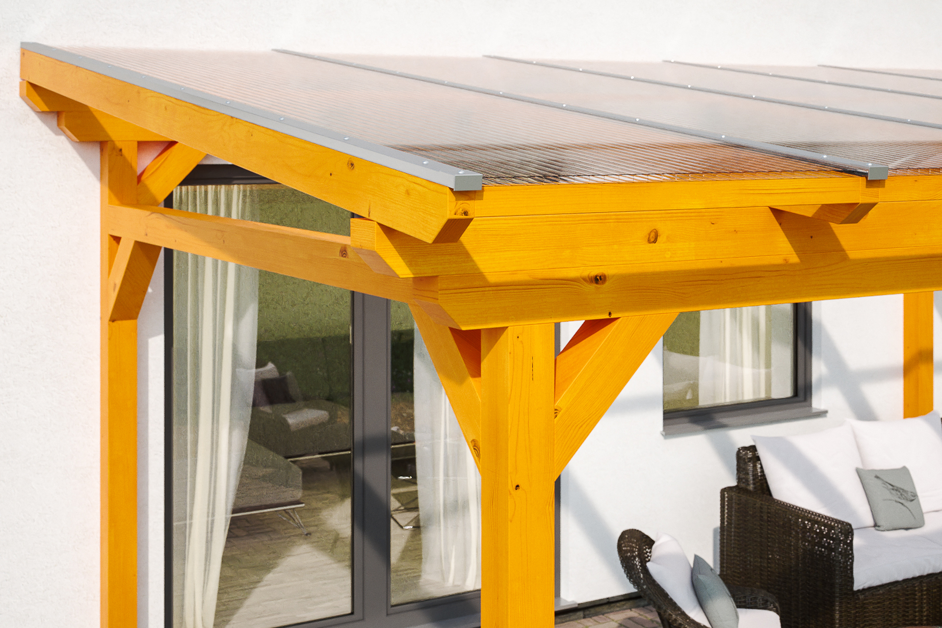 Terrassenüberdachung Sanremo bei leitermann.de günstig kaufen Terrassenüberdachung Sanremo