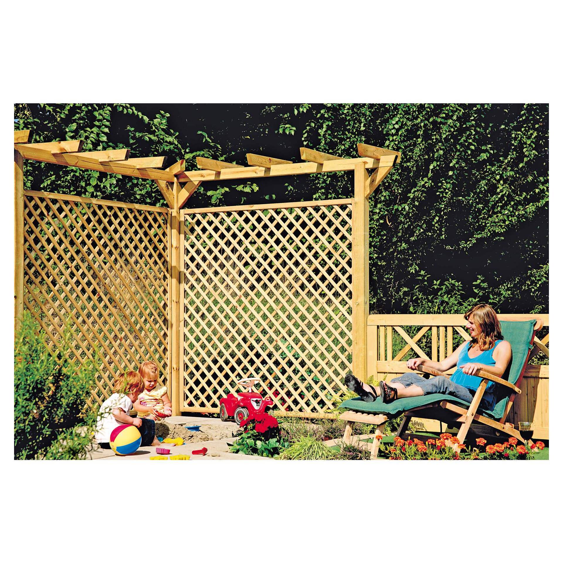 Kopfbänder für Pergola, kdi-grün