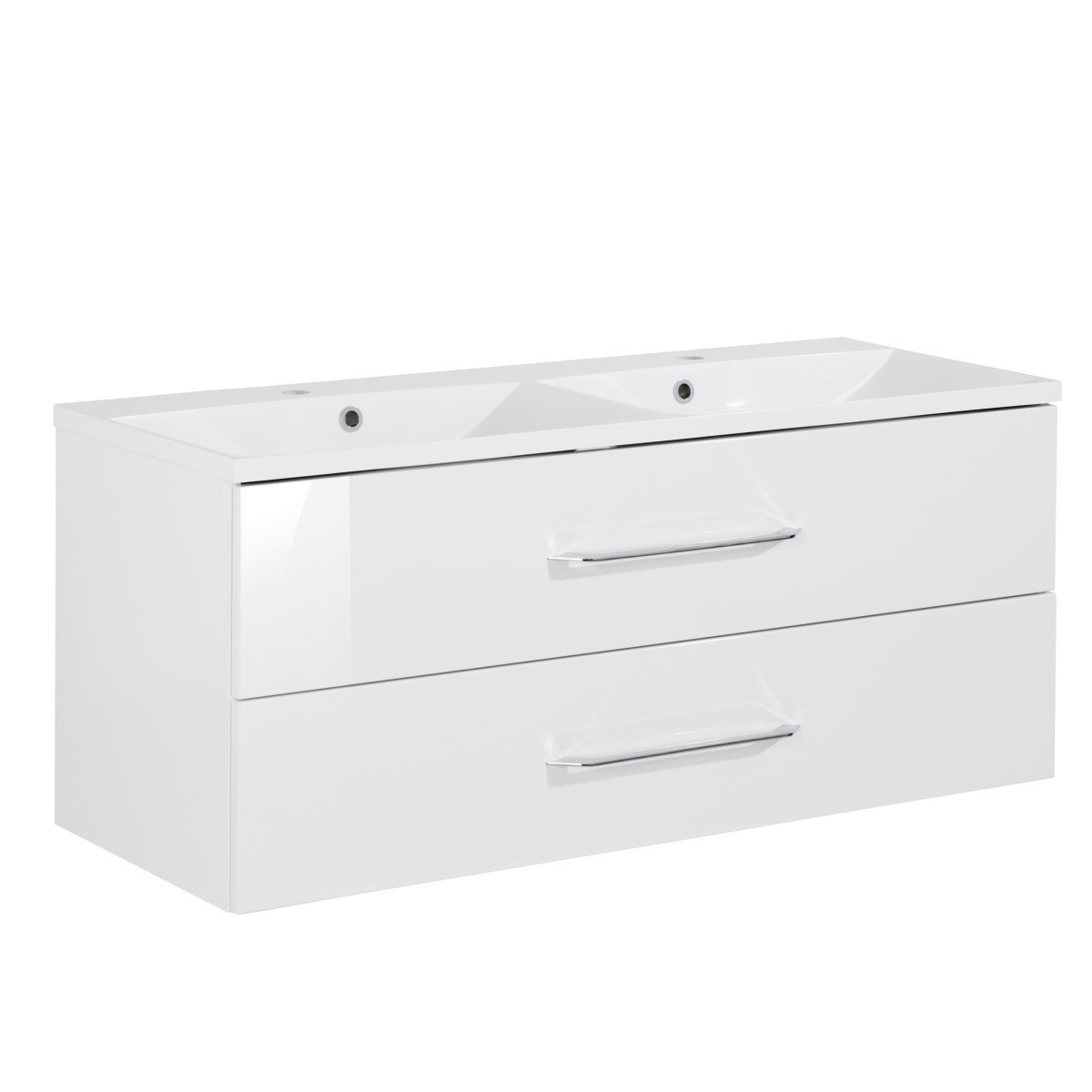 B.clever Becken+Waschtischunterschrank 120x51x46cm Double bei leitermann.de günstig kaufen B.clever Becken+Waschtischunterschrank 120x51x46cm Double