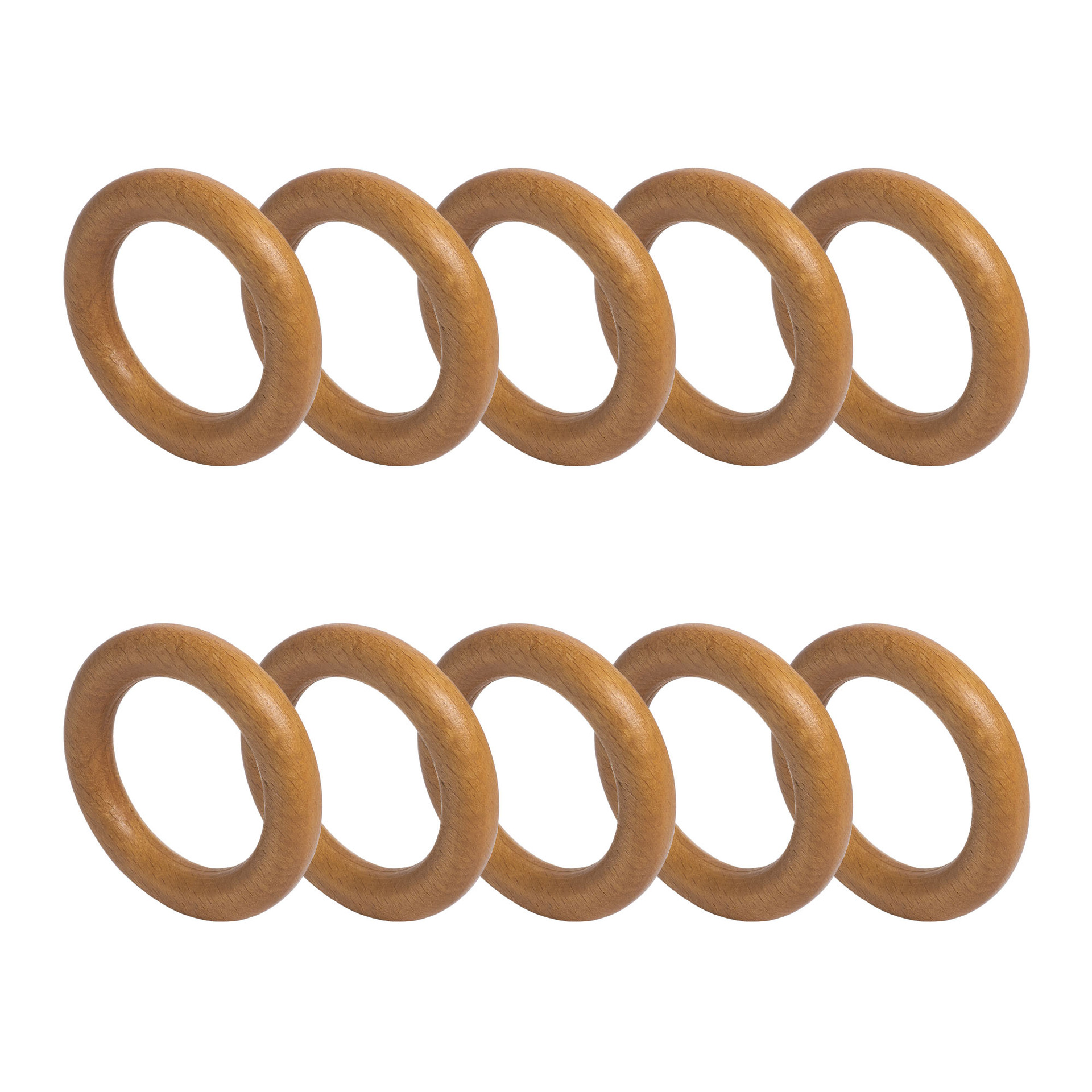 Gardinenringe für Gardinenstangen Ø28mm, 10 Stück