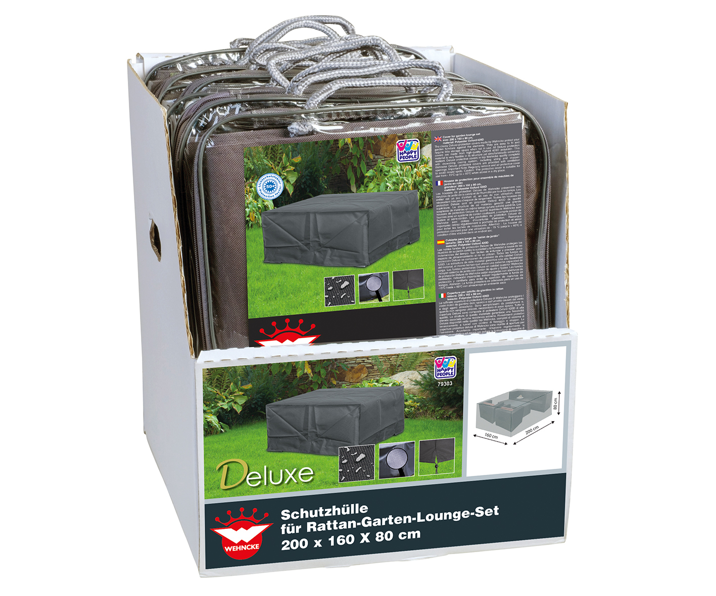 Schutzhülle Deluxe für Rattan Lounge