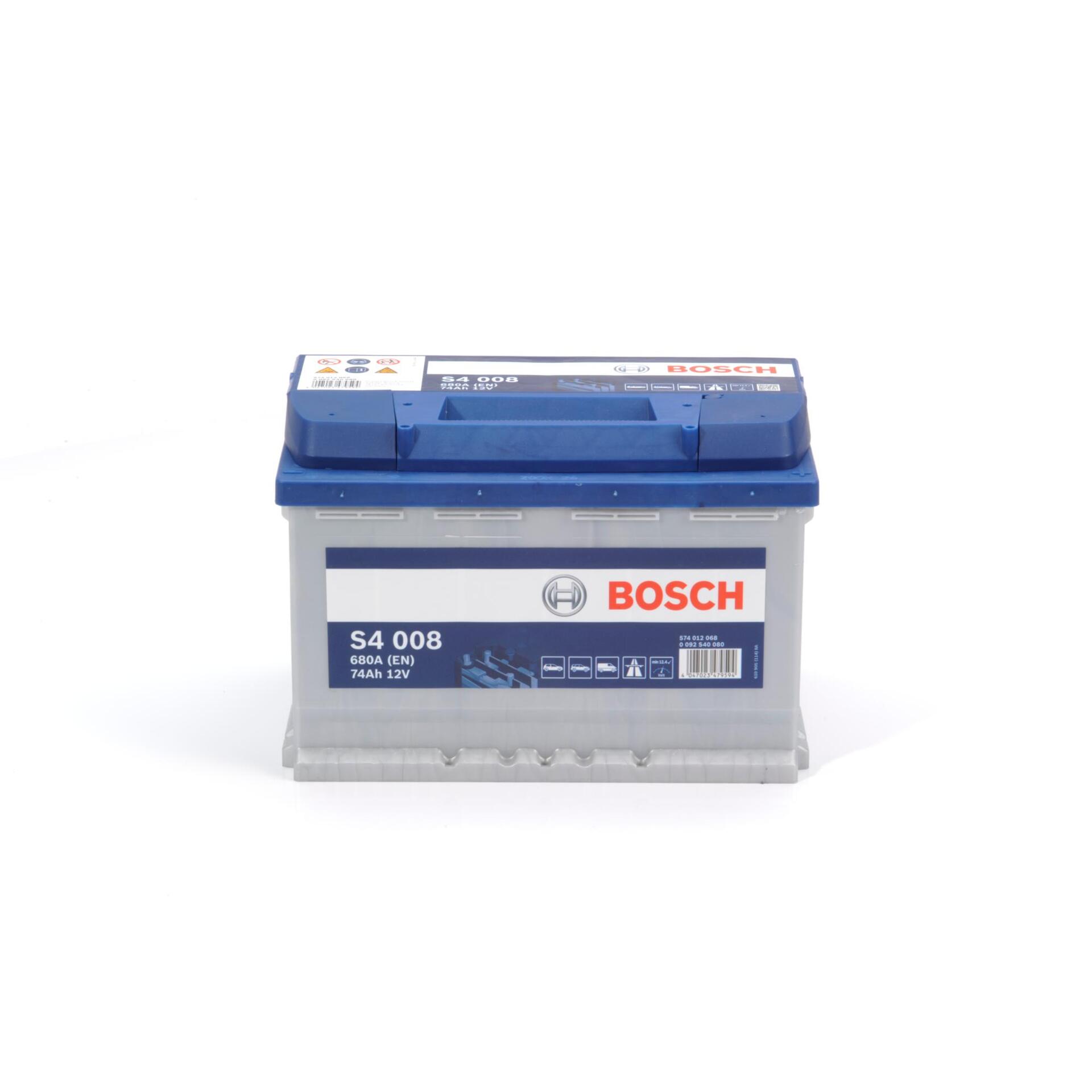 Bosch Batterie S4 KSN 74Ah-680A - Kapazität: S4 008 - Leitermann