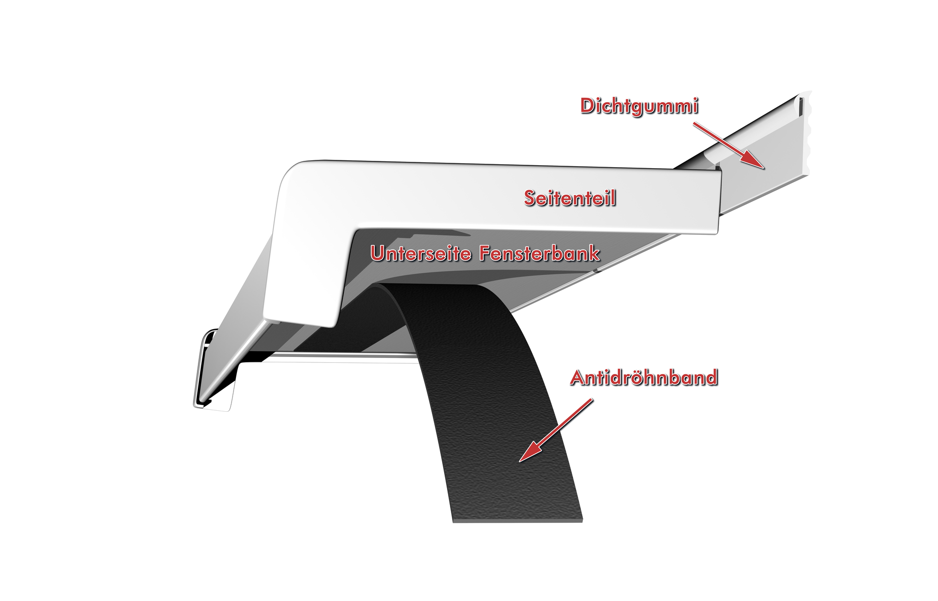 Dichtgummi schwarz, 50m bei leitermann.de günstig kaufen Dichtgummi schwarz, 50m