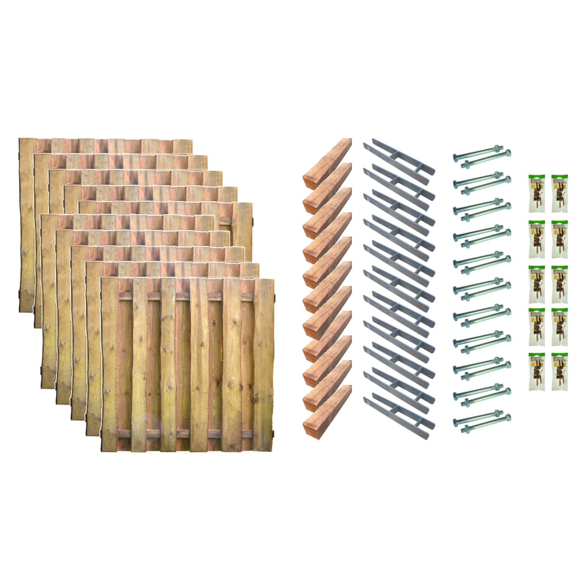 TETZNER & JENTZSCH Sichtschutz Zaun-Set SEATTLE