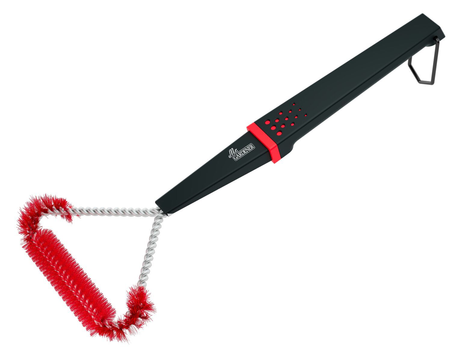 Grillreinigungsbürste Black-Line, Dreiseitig bei leitermann.de günstig kaufen Grillreinigungsbürste Black-Line, Dreiseitig