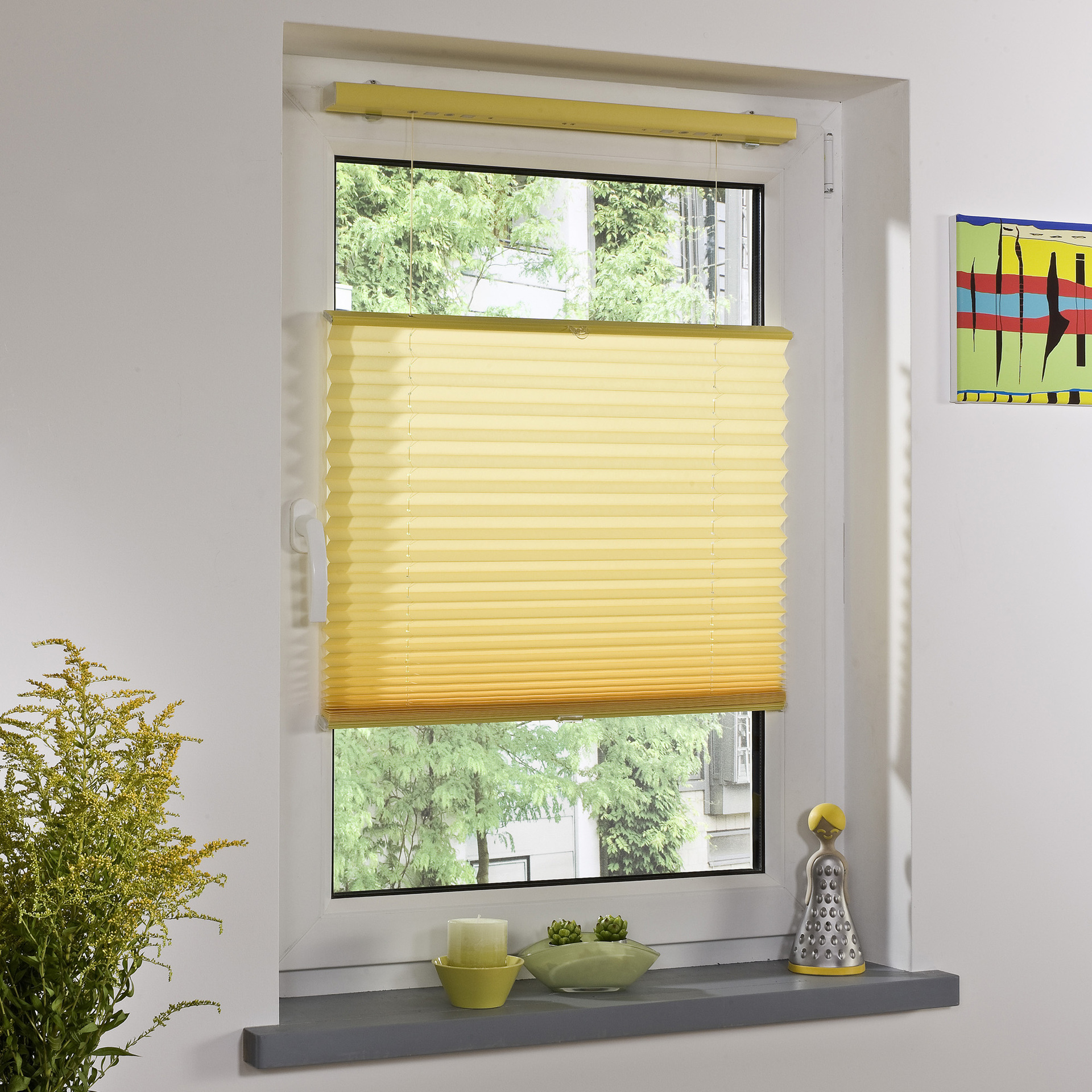 Plissee Klemmfix mit Klemmträger