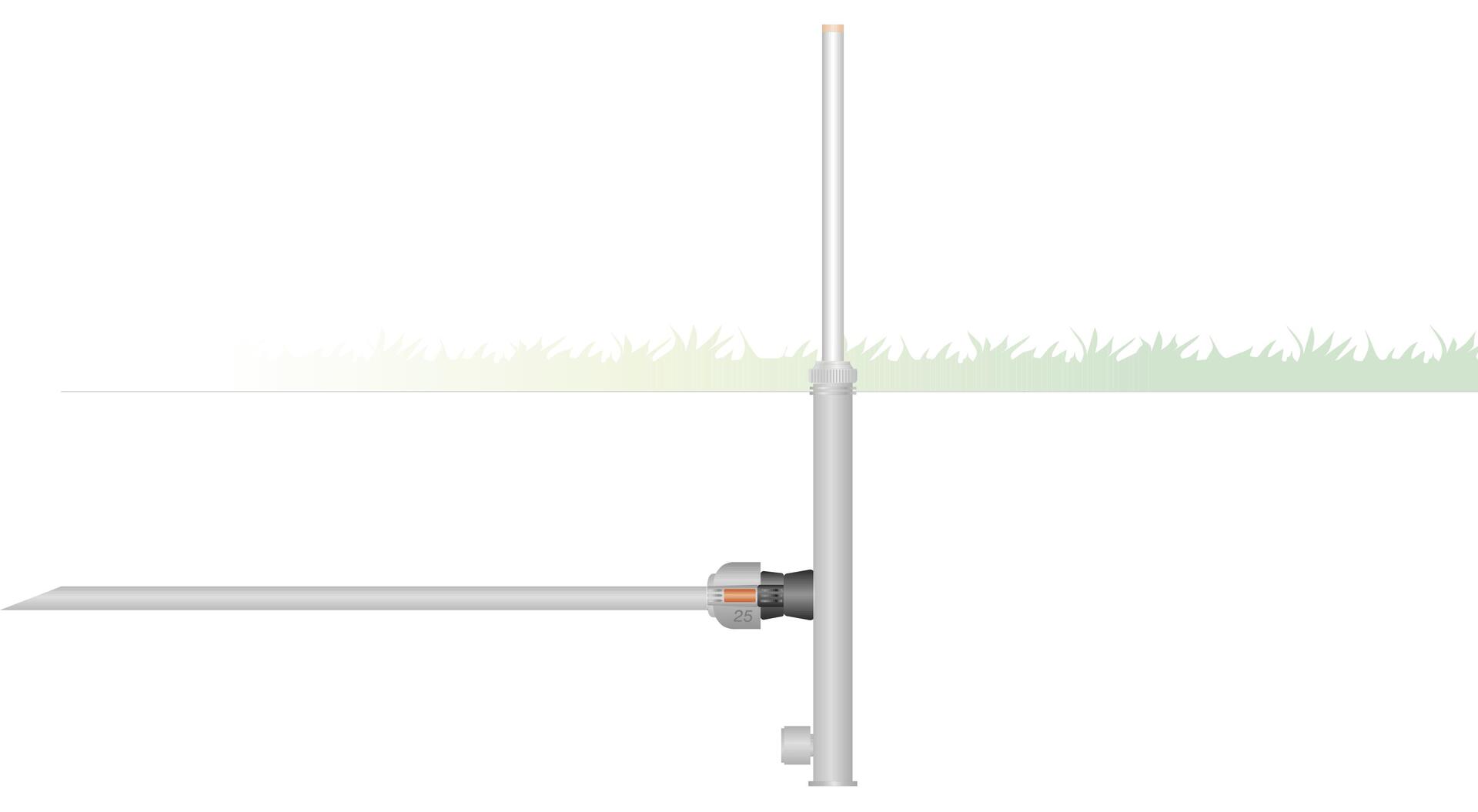 Sprinklersystem Verbinder, 25 mm x 3/4''-IG
