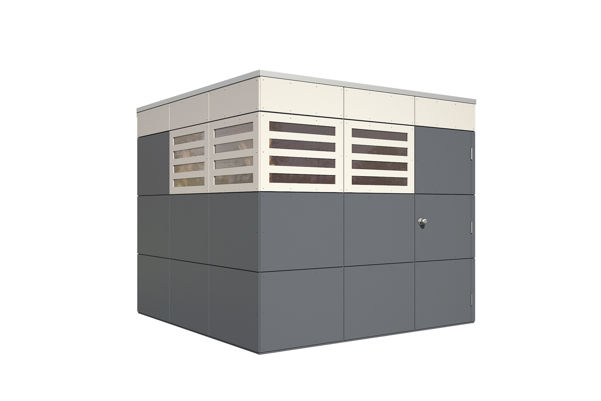 Gartenhaus Perth schiefergrau