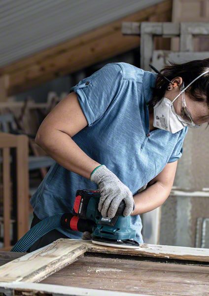 EXPERT C470 Schleifpapier mit 14 Löchern für Schwingschleifer, 115 x 230 mm, G 120, 10-tlg.. Für Exzenterschleifer