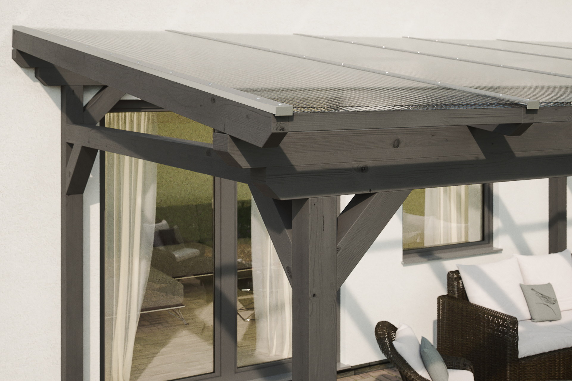 Terrassenüberdachung Sanremo bei leitermann.de günstig kaufen Terrassenüberdachung Sanremo