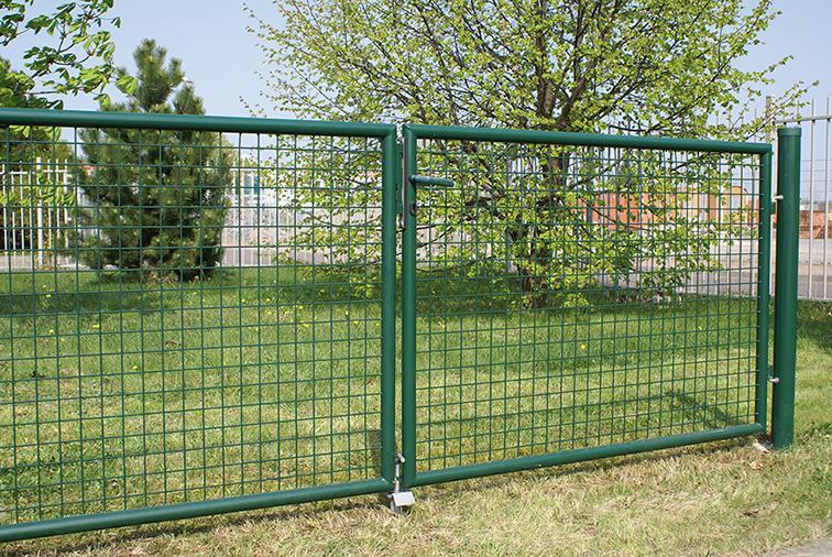 Gartentor grün-besch. 2-flügelig 3000x1500 bei leitermann.de günstig kaufen Gartentor grün-besch. 2-flügelig 3000x1500