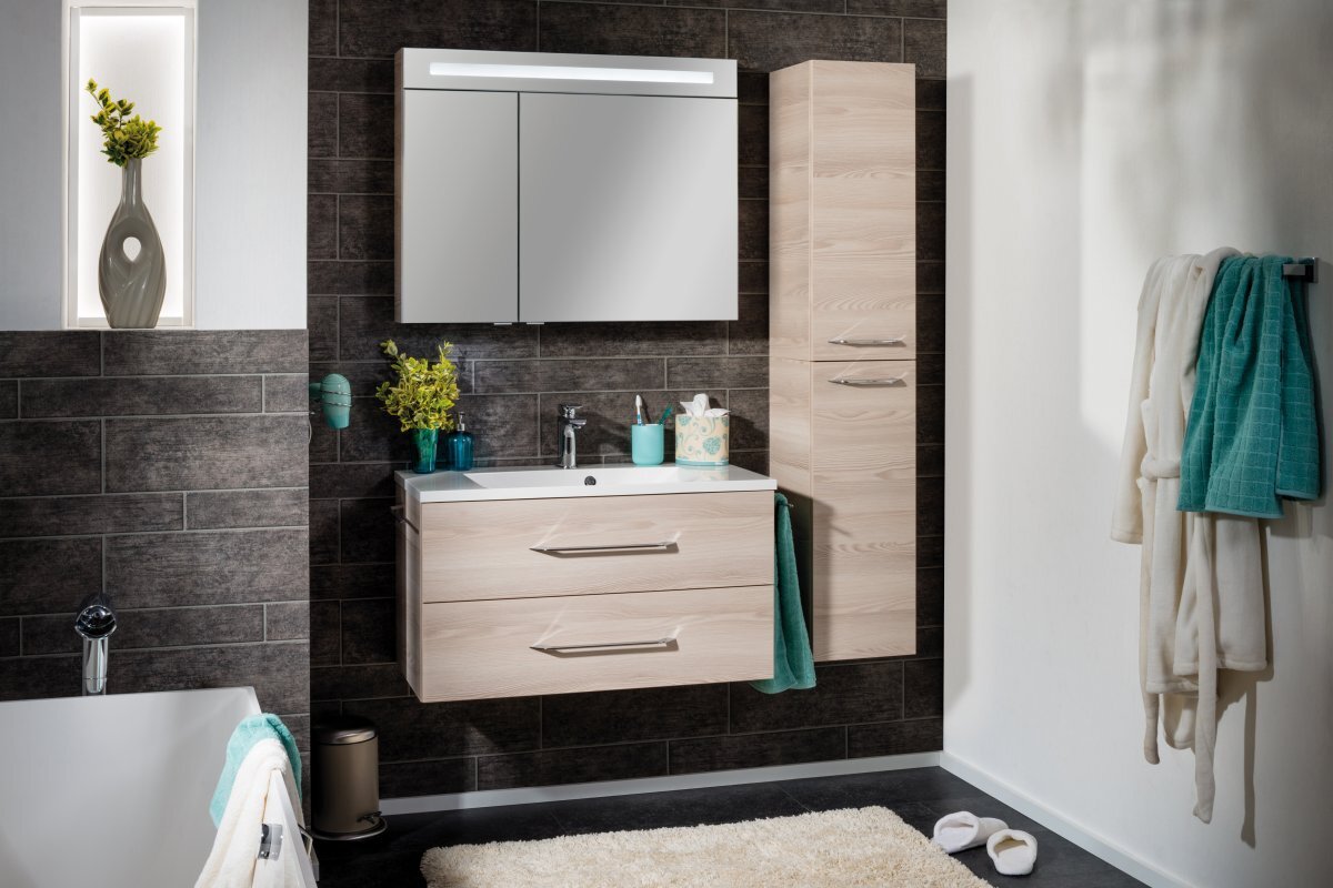 B.clever Becken+Waschtischunterschrank bei leitermann.de günstig kaufen B.clever Becken+Waschtischunterschrank