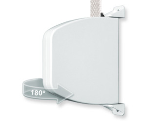 Aufschraubwickler mit Rolladengurt, schwenkbar bei leitermann.de günstig kaufen Aufschraubwickler mit Rolladengurt, schwenkbar