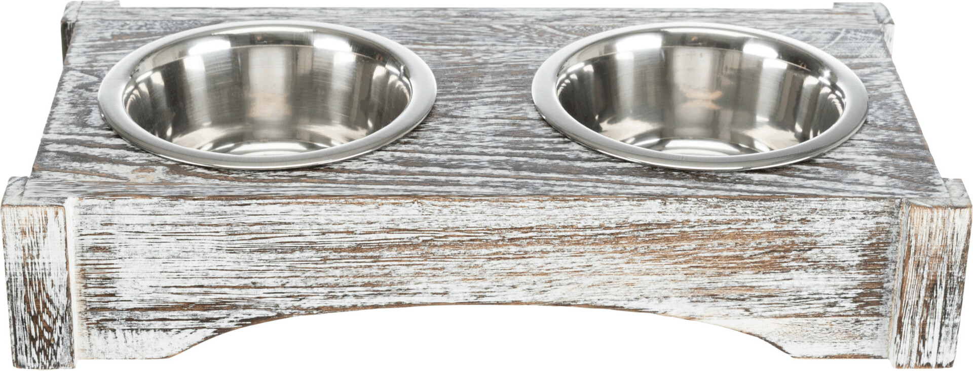 Napf-Set, Holz/Edelstahl