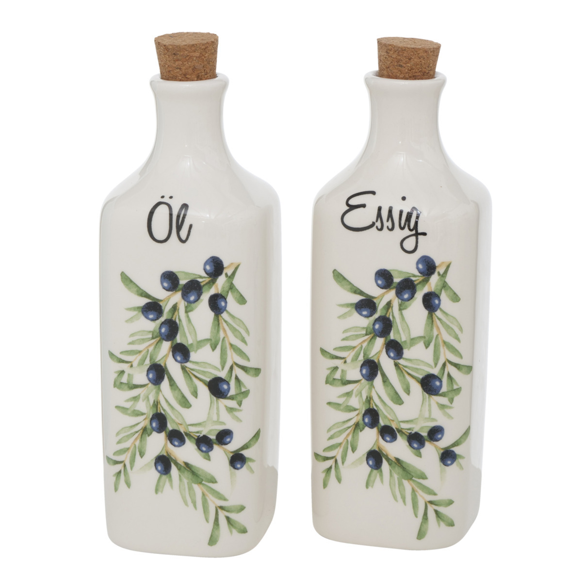 Flasche Olivia, Dekor 2-fach sortiert bei leitermann.de günstig kaufen Flasche Olivia, Dekor 2-fach sortiert