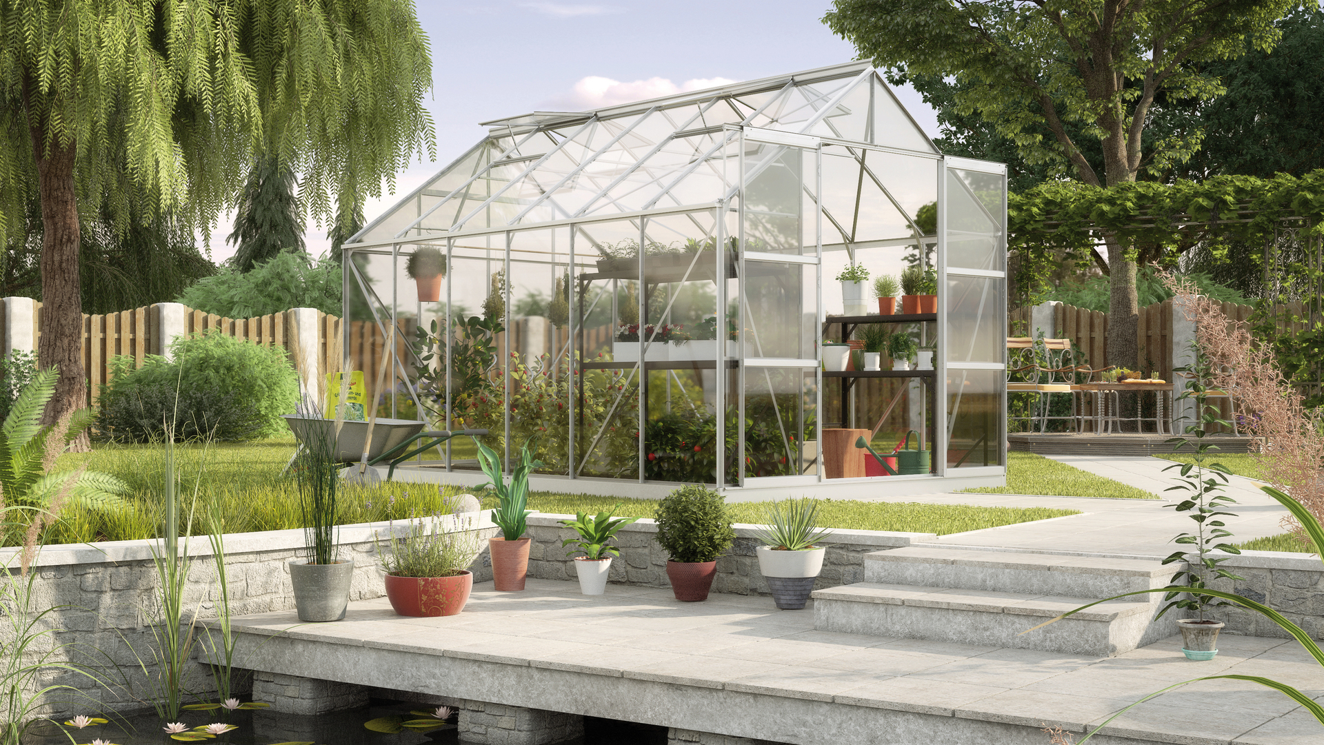 Gewächshaus Uranus 9900 bei leitermann.de günstig kaufen Gewächshaus Uranus 9900