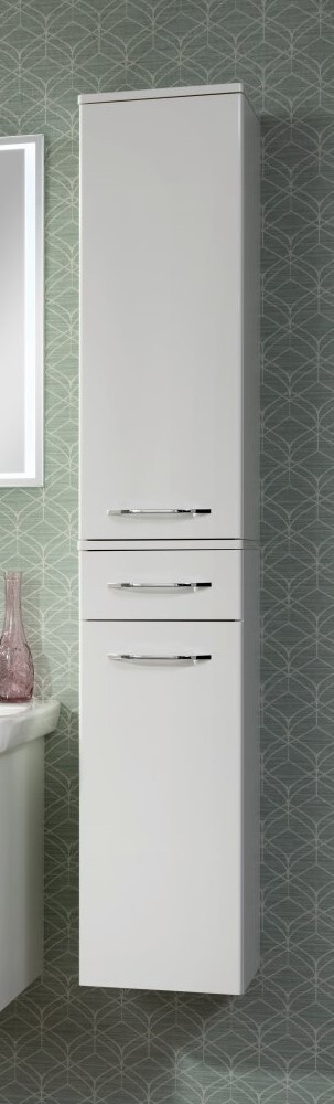 MILANO Hochschrank 30,5x165,5x32cm, 2Türen 1Schub