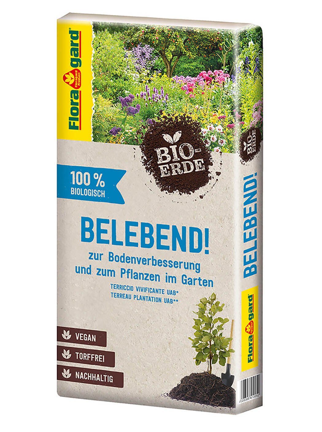 Floragard Vertriebs GmbH Bio-Erde Belebend 60L