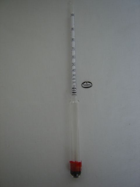 Alkoholometer ohne Thermometer