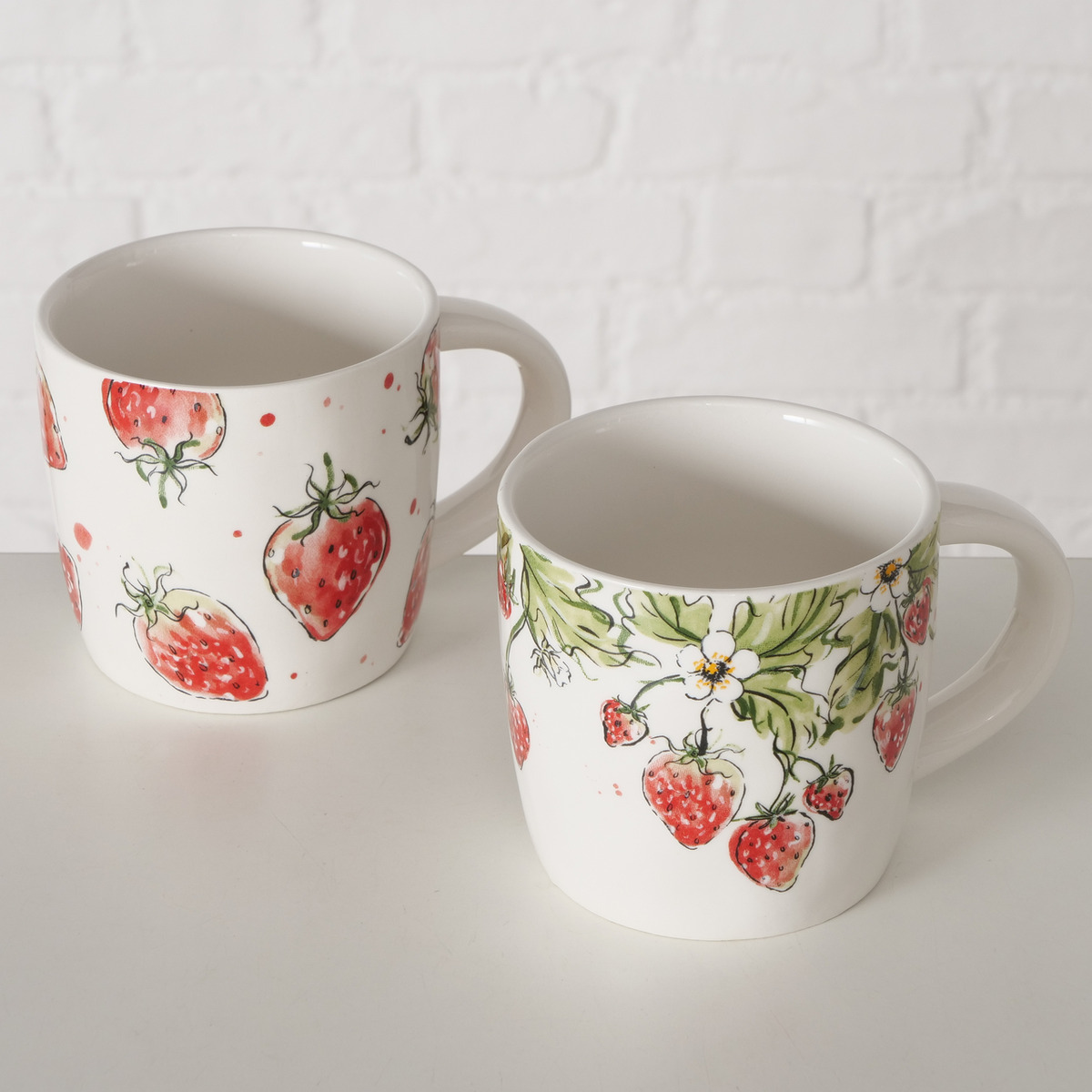 Jumbobecher Strawberry, 2-fach sortiert