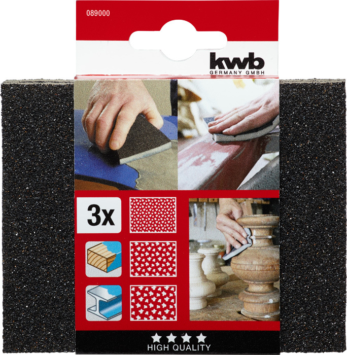 Schleifschwamm Sortiment