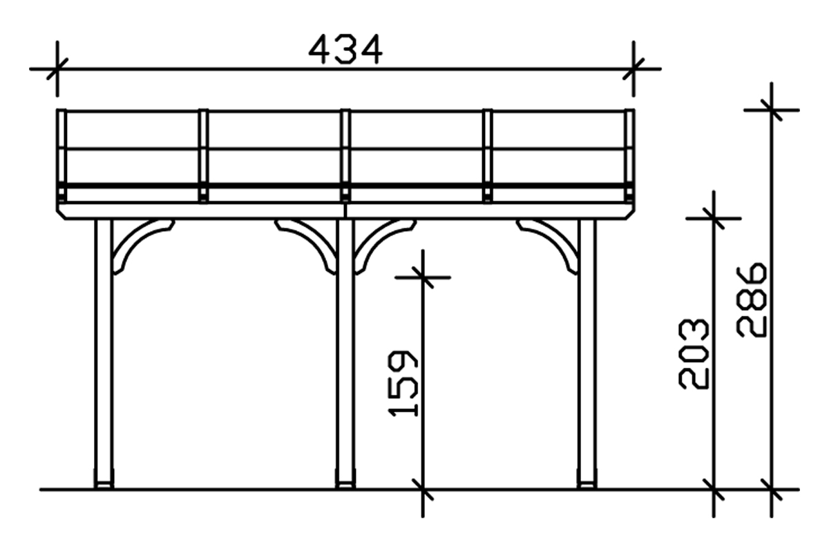 Terrassenüberdachung Venezia bei leitermann.de günstig kaufen Terrassenüberdachung Venezia