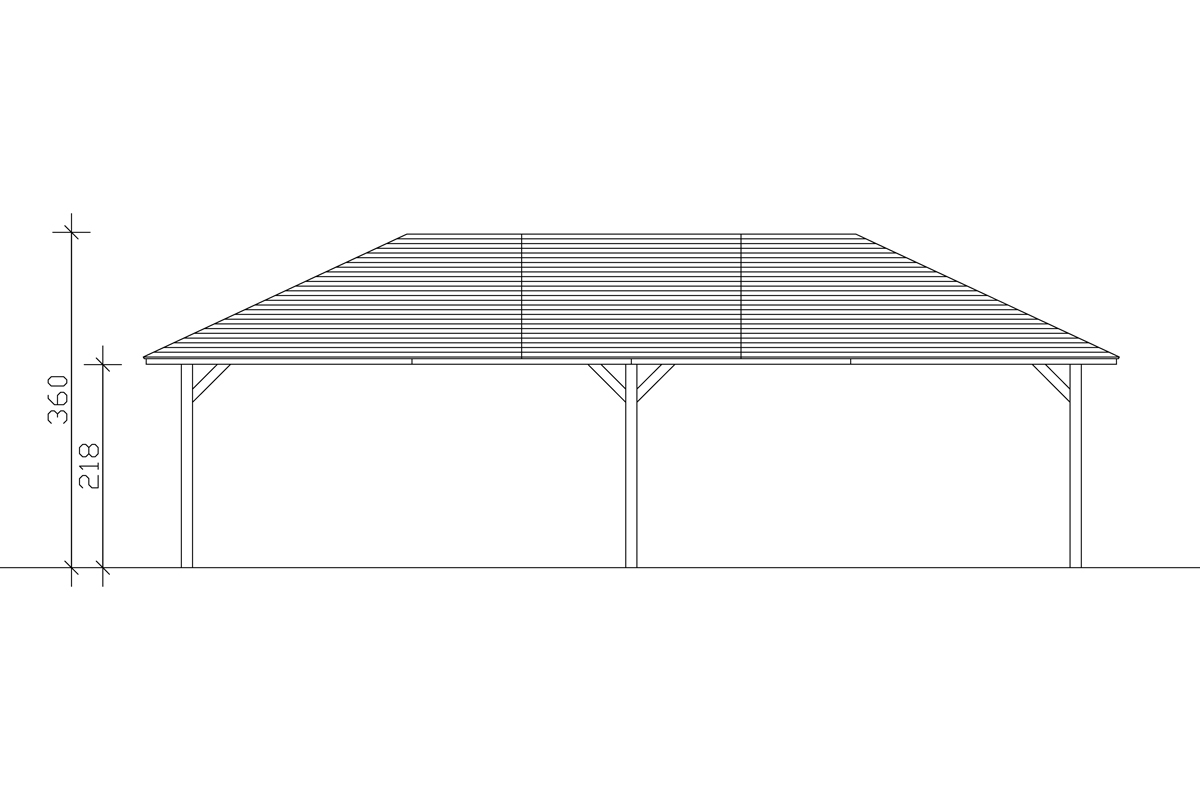 4-Eck Pavillon Orleans bei leitermann.de günstig kaufen 4-Eck Pavillon Orleans