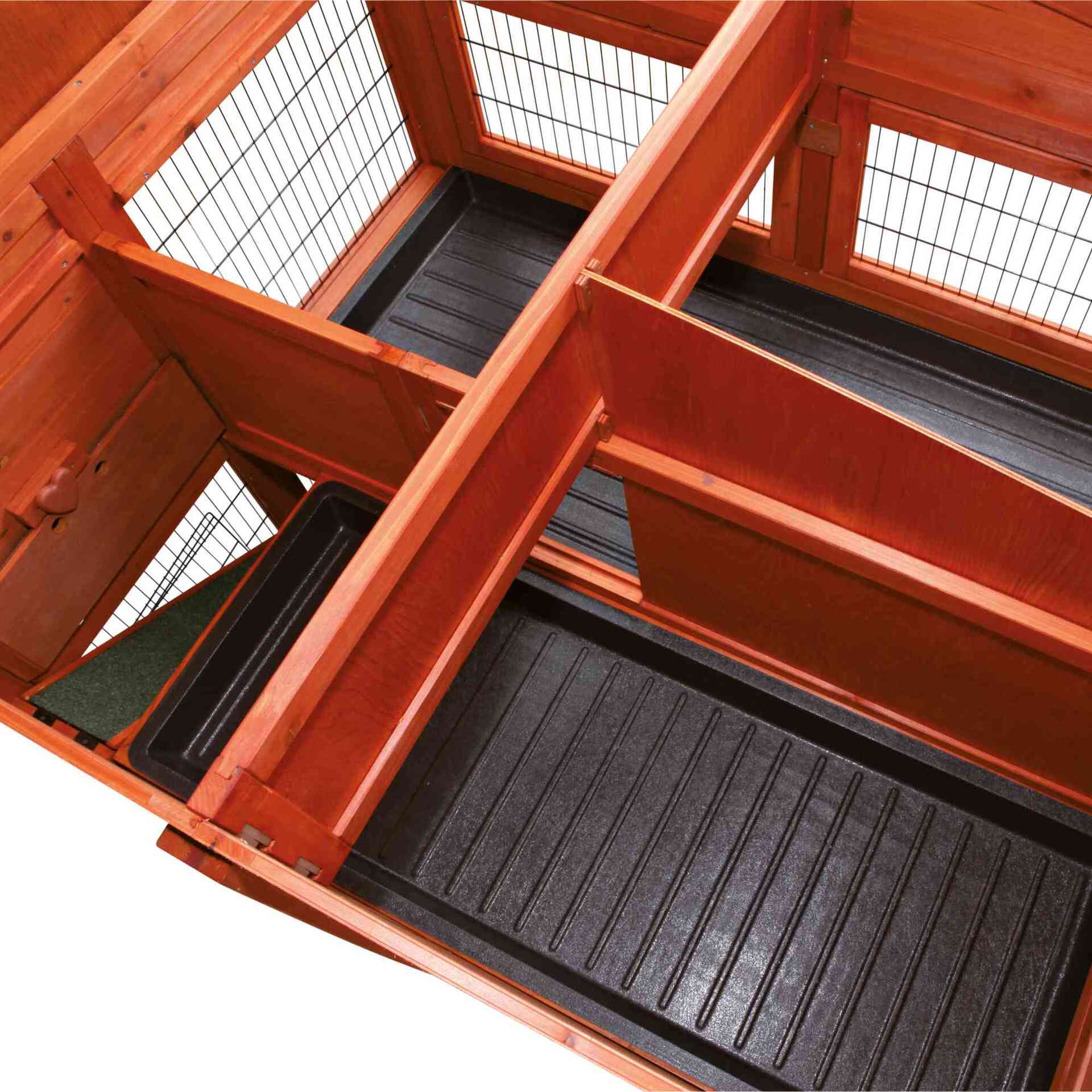 Kleintierstall XL mit Freilaufgehege