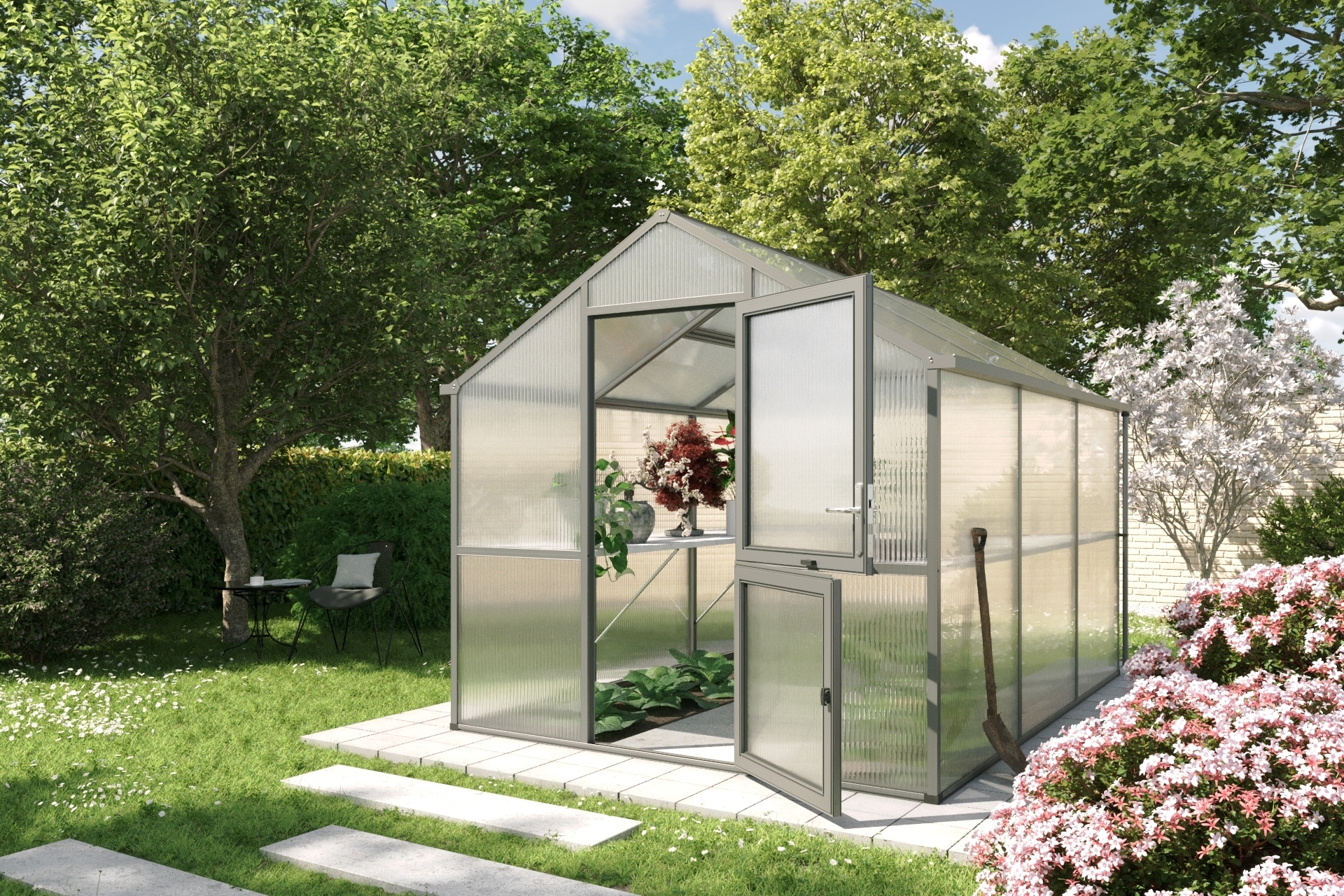 Gewächshaus Iris bei leitermann.de günstig kaufen Gewächshaus Iris