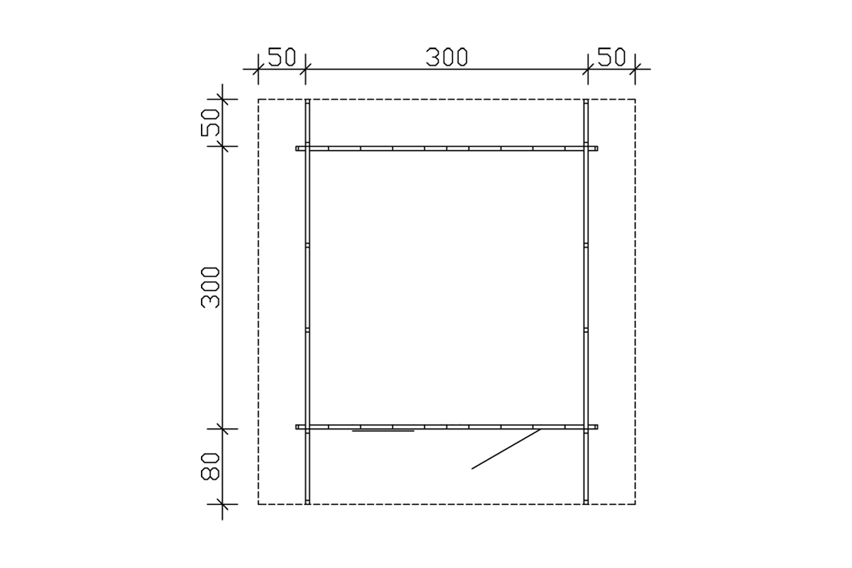 Gartenhaus Arosa natur