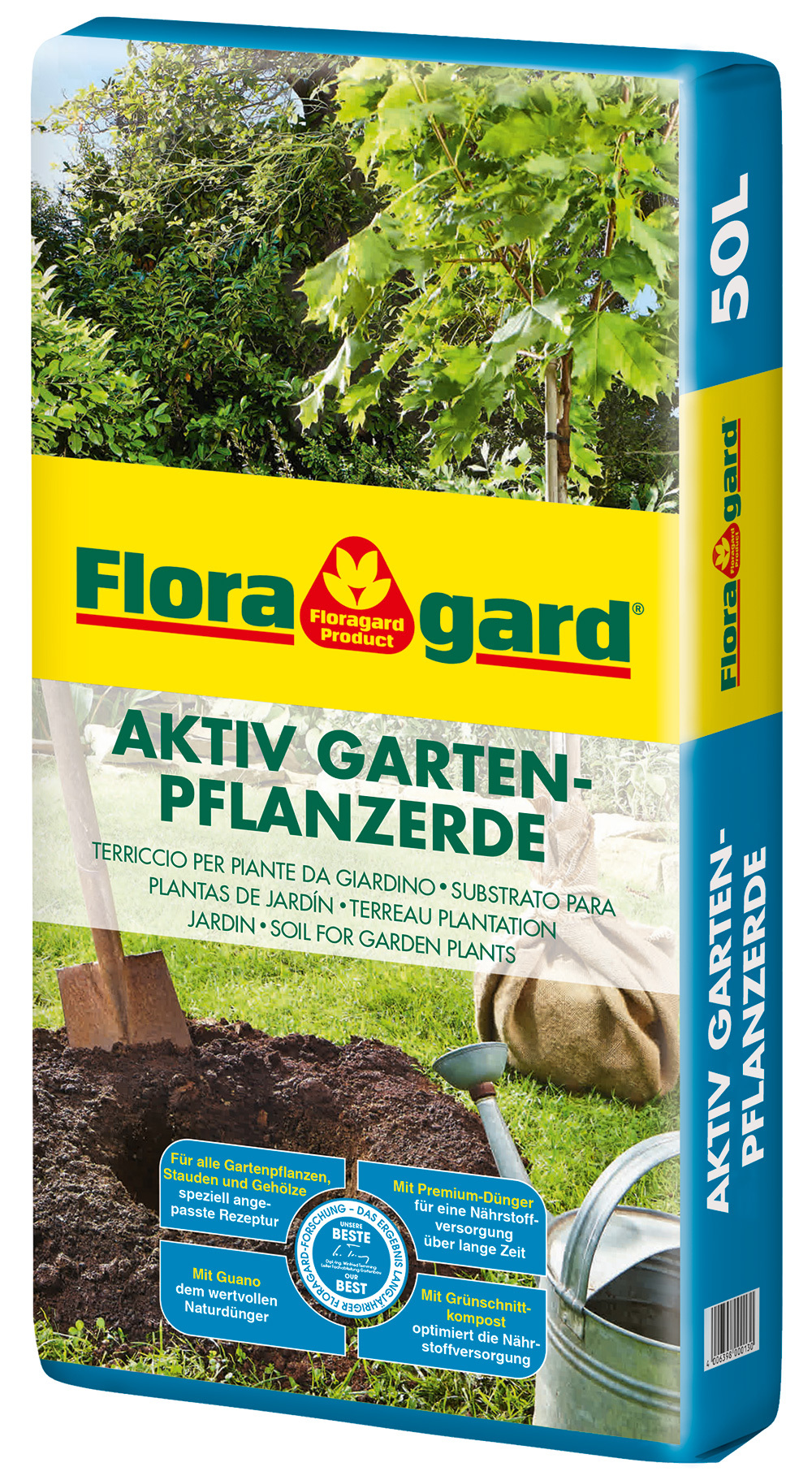 Floragard Vertriebs GmbH Aktiv Gartenpflanzerde 50 L 1 x 50l