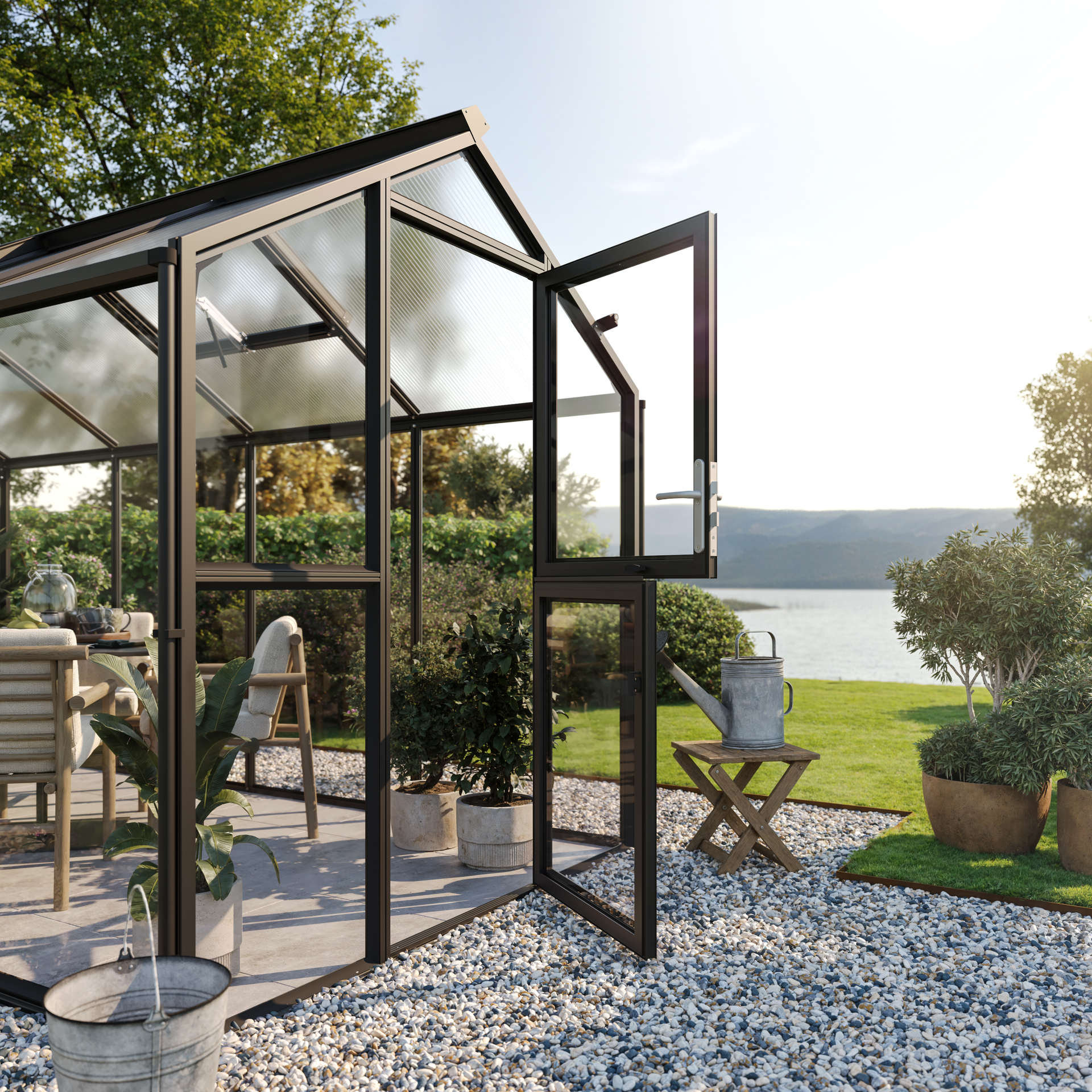 Gewächshaus Galant II bei leitermann.de günstig kaufen Gewächshaus Galant II